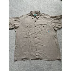 Vintage Patagonia Linen Blend Button Up Shirt